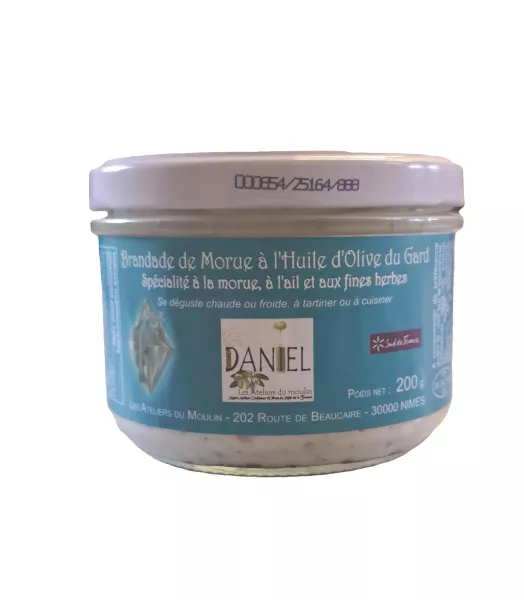 Brandade de morue ail et persil 200gr