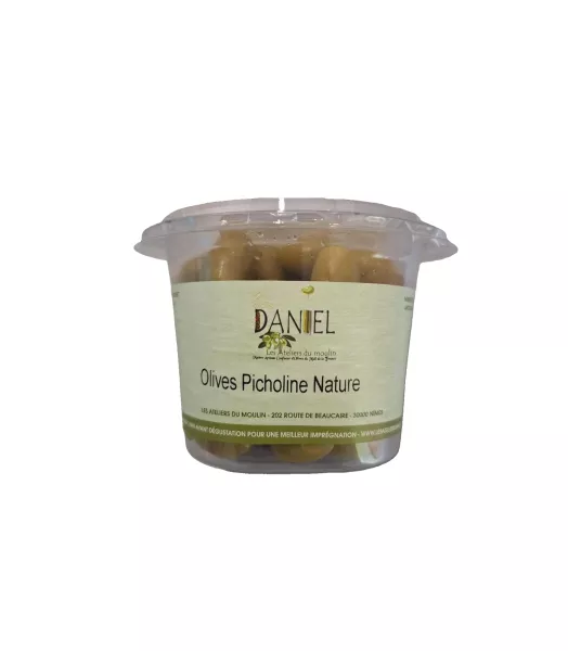 Olives vertes Picholine du Gard 250gr